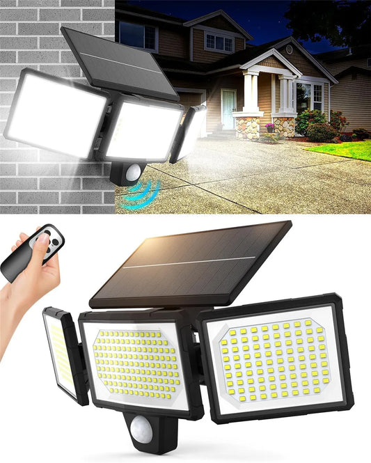 304LED Solar Light Outdoor Motion Sensor IP65 Waterproof