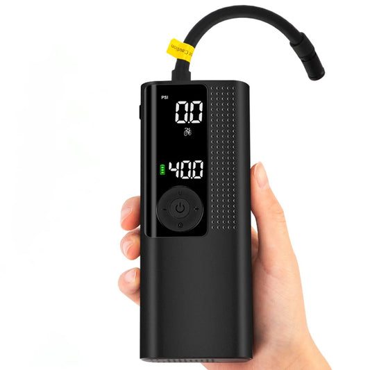 Portable 12V Car Air Pump - 120PSI Rechargeable Inflator